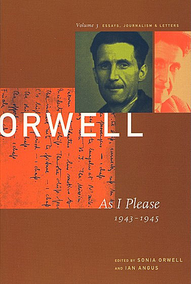 Omslag deel 3 Collected Essays, Journalism and Letters van George Orweel [Godine]